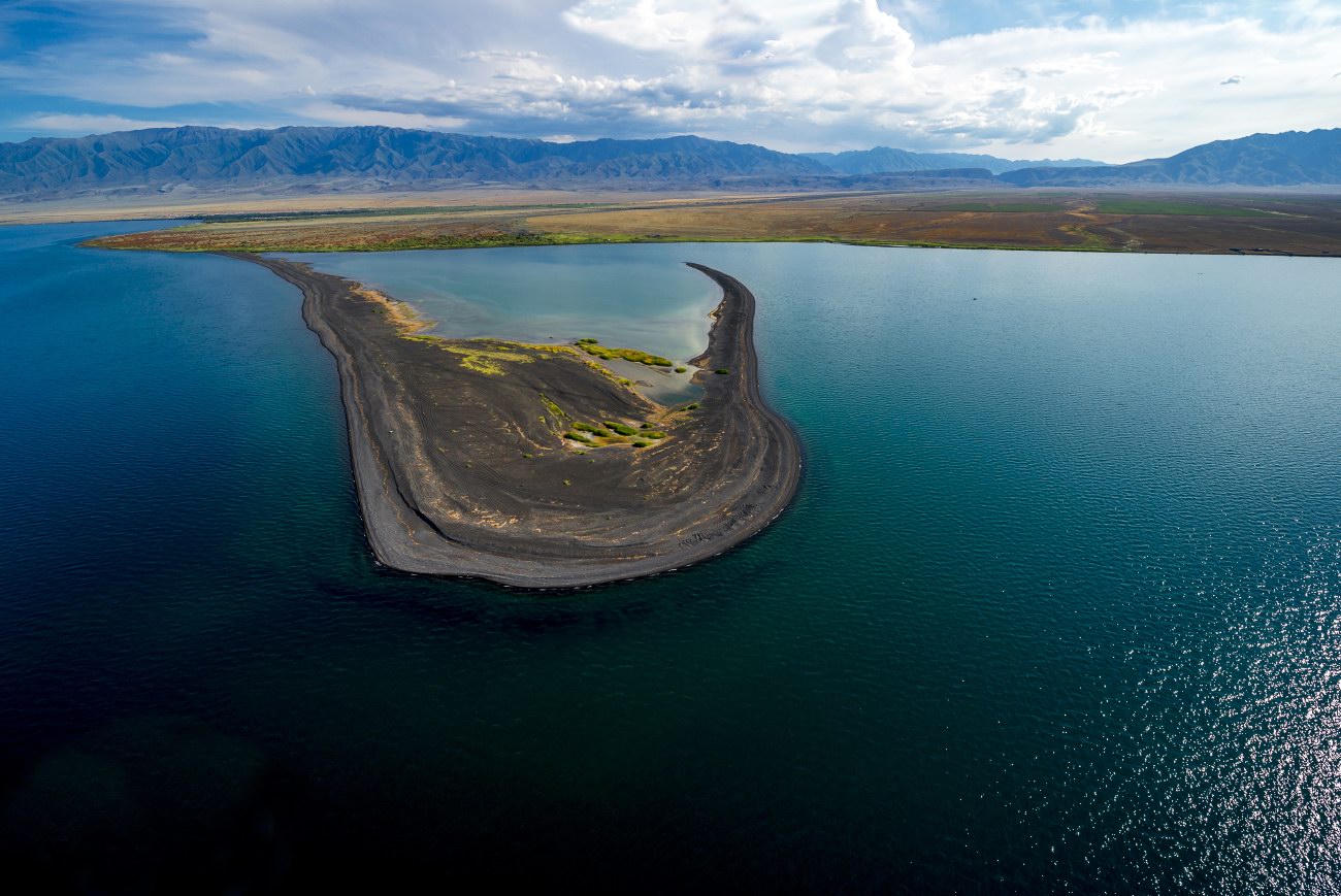 Озеро Балхаш, Казахстан (фото) | Космонавт Олег Артемьев